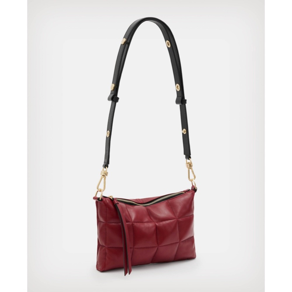 All Saints Red Crossbody Bag